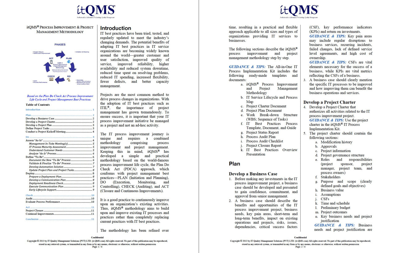 List It Processes IT Process Implementation Kits - 25 Essential IT Processes – IT-QMS.COM