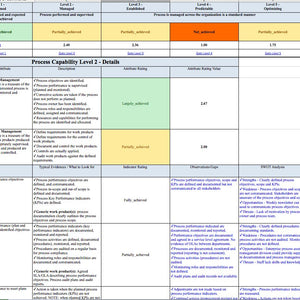 IT Process Maturity - Capability Self Assessment Toolkit - Covers 25 Essential IT Processes - itQMS